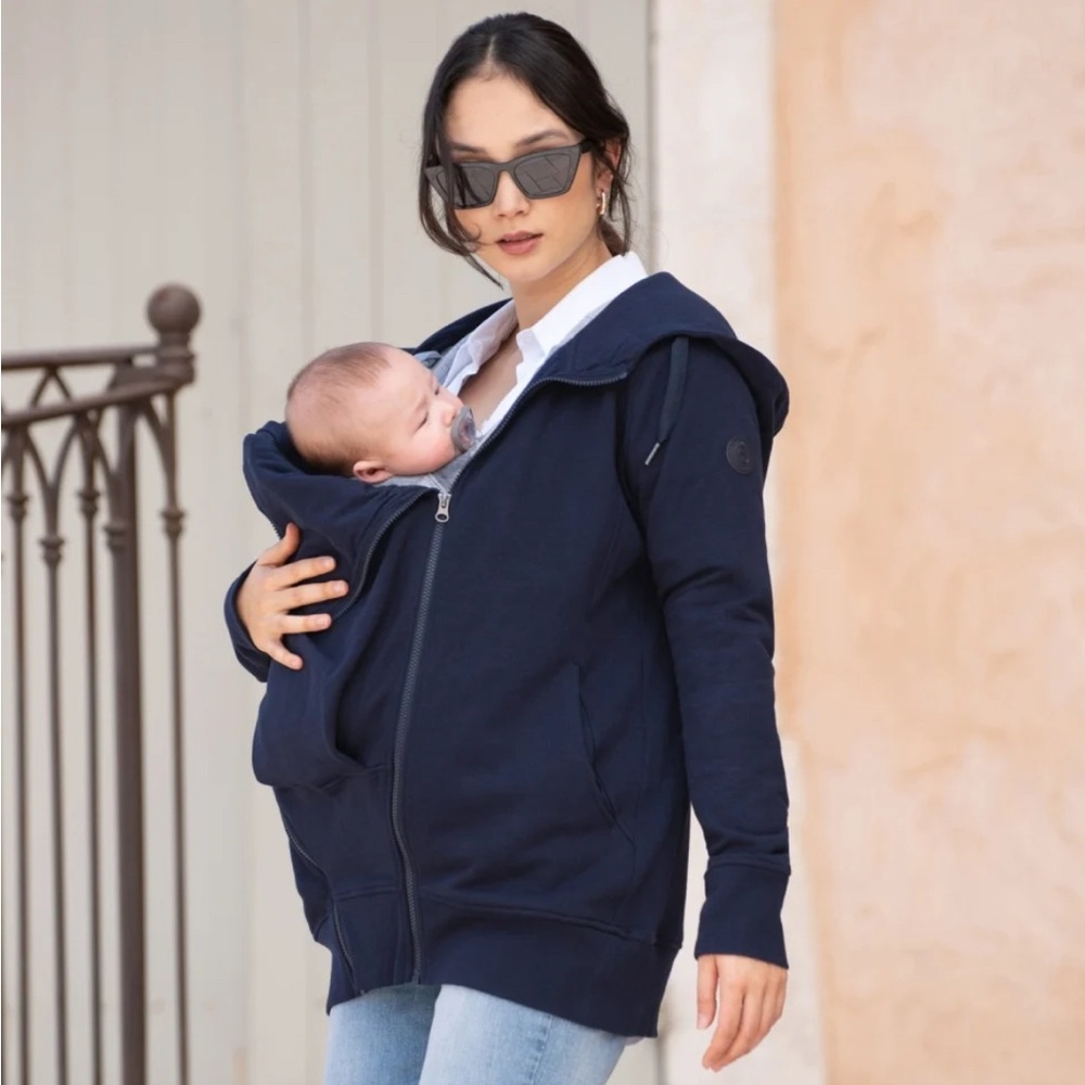 Seraphine hoodie with baby wearing insert